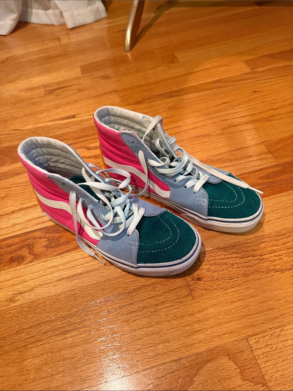 Colorful Vans high tops